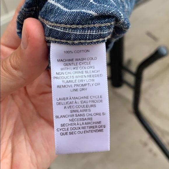 Joe’s Jeans Unisex Striped Button-Down - Picture 5 of 5